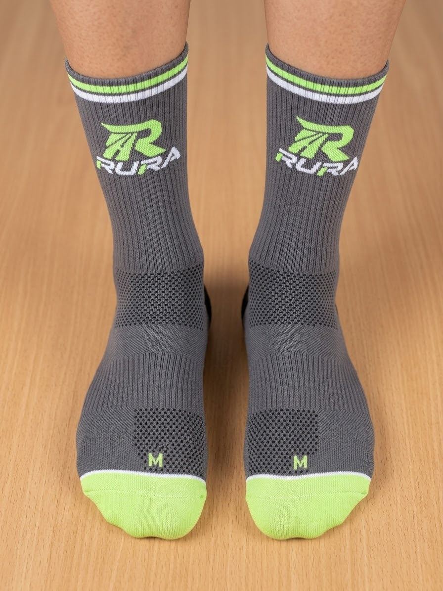 Media de Running Técnica RURA - Gris Plomo / Talla M